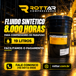 Fluido sintético para compressores de parafuso